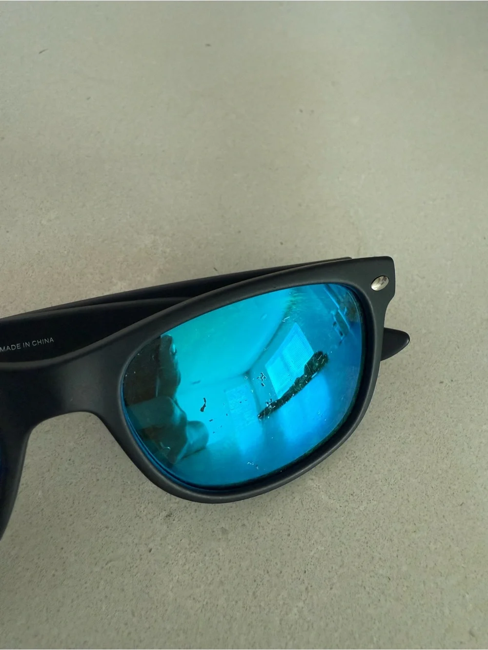 Kid’s Ray-Ban Sunglasses with Blue Mirrored Lenses